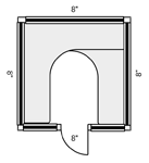 8x8 Sauna