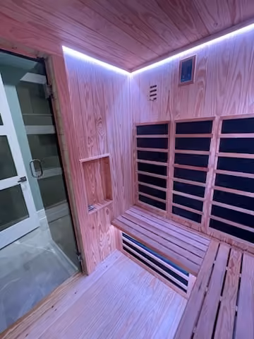DIY infrared sauna project 2026