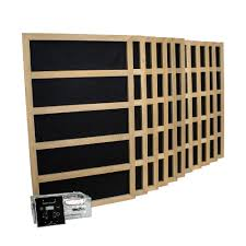 Carbon infrared sauna heater panel