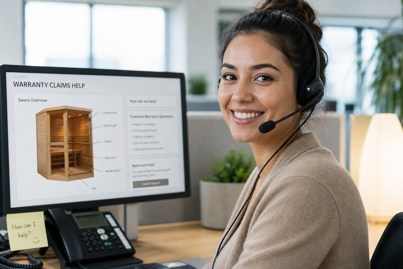 Warranty claims support team